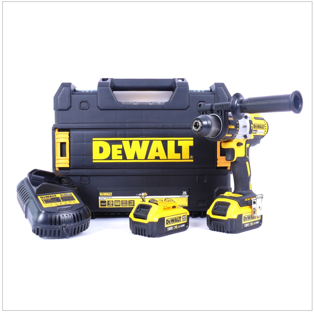 Dewalt DCD 995 M2 Akku Schlagbohrschrauber 18V 80Nm + 2x Akkus 4,0Ah + Ladegerät im TSTAK Koffer - Toolbrothers