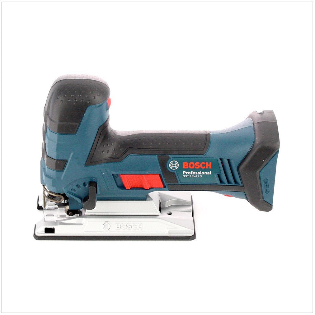 Bosch GST 18V-LI S Akku Stichsäge 18 V 120 mm ( 06015A5104 ) + 2x Akku 5,0 Ah + Ladegerät + L-Boxx