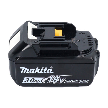 Raboteuse à batterie Makita DKP 180 F1J 18 V 82 mm + 1x batterie 3,0 Ah + Makpac - sans chargeur