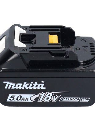 Cepilladora de batería Makita DKP 180 T1J 18 V 82 mm + 1x batería 5,0 Ah + Makpac - sin cargador