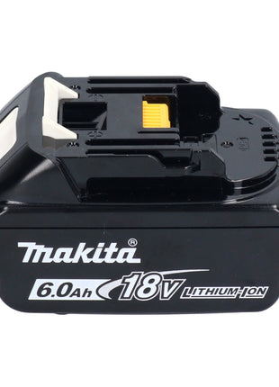 Raboteuse à batterie Makita DKP 180 G1J 18 V 82 mm + 1x batterie 6,0 Ah + Makpac - sans chargeur