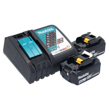 Makita DMR 055 RM radio à batterie 18 V FM avec lanterne lampe de poche 360° + 2x batteries 4,0 Ah + chargeur