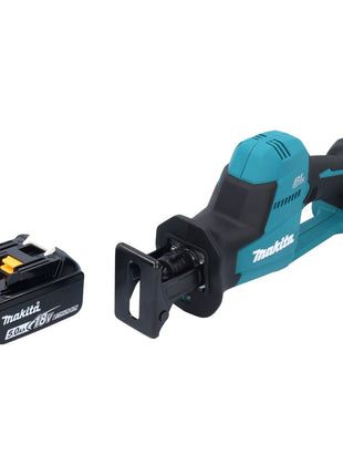 Makita DJR 189 T1 Akku Reciprosäge Säbelsäge 18 V Brushless + 1x Akku 5,0 Ah - ohne Ladegerät - Toolbrothers