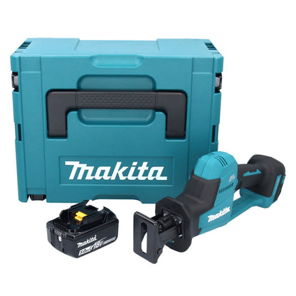 Makita DJR 189 T1J Akku Reciprosäge Säbelsäge 18 V Brushless + 1x Akku 5,0 Ah + Makpac - ohne Ladegerät - Toolbrothers