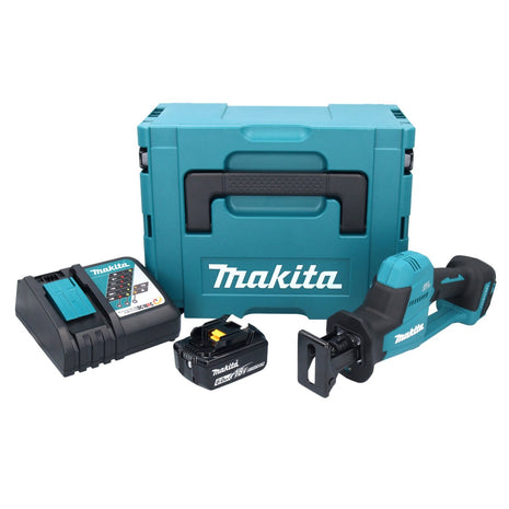 Makita DJR 189 RG1J Akku Reciprosäge Säbelsäge 18 V Brushless + 1x Akku 6,0 Ah + Ladegerät + Makpac - Toolbrothers