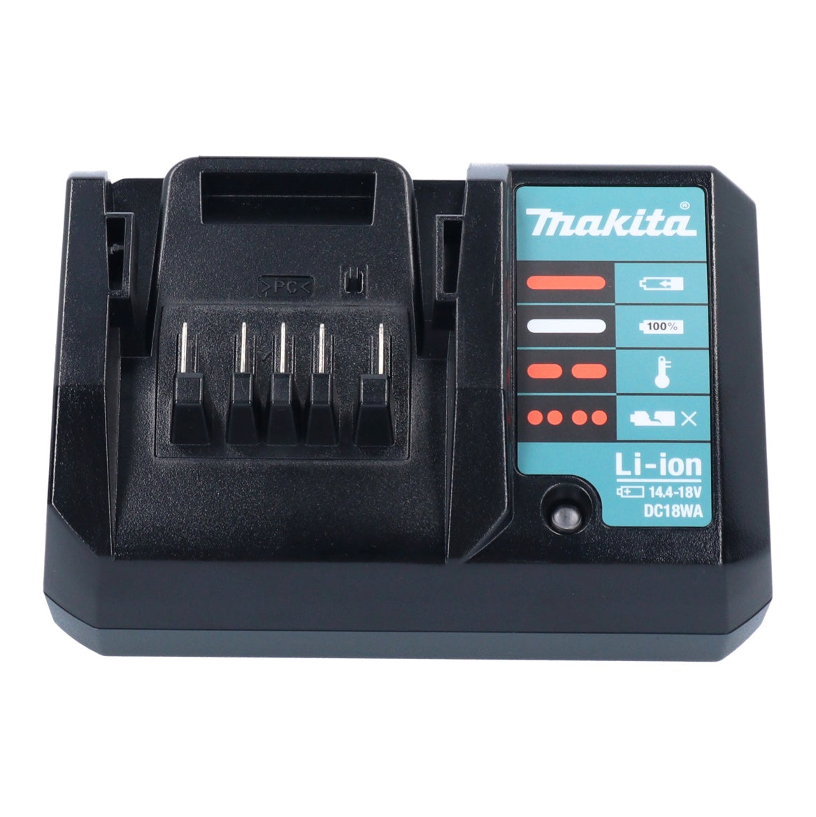 Kit source d'alimentation Makita 2x BL 1815 G 18 V 1,5 Ah / 1500 mAh batterie série G (2x 198186-3) + chargeur DC 18 WA (195423-6)