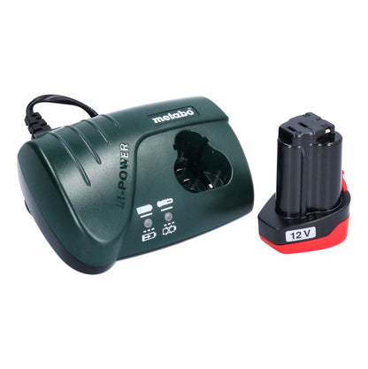 Perceuse-visseuse sans fil Metabo PowerMaxx BS 12 V 34 Nm + 1x batterie 2,0 Ah + chargeur + sac (600079500)