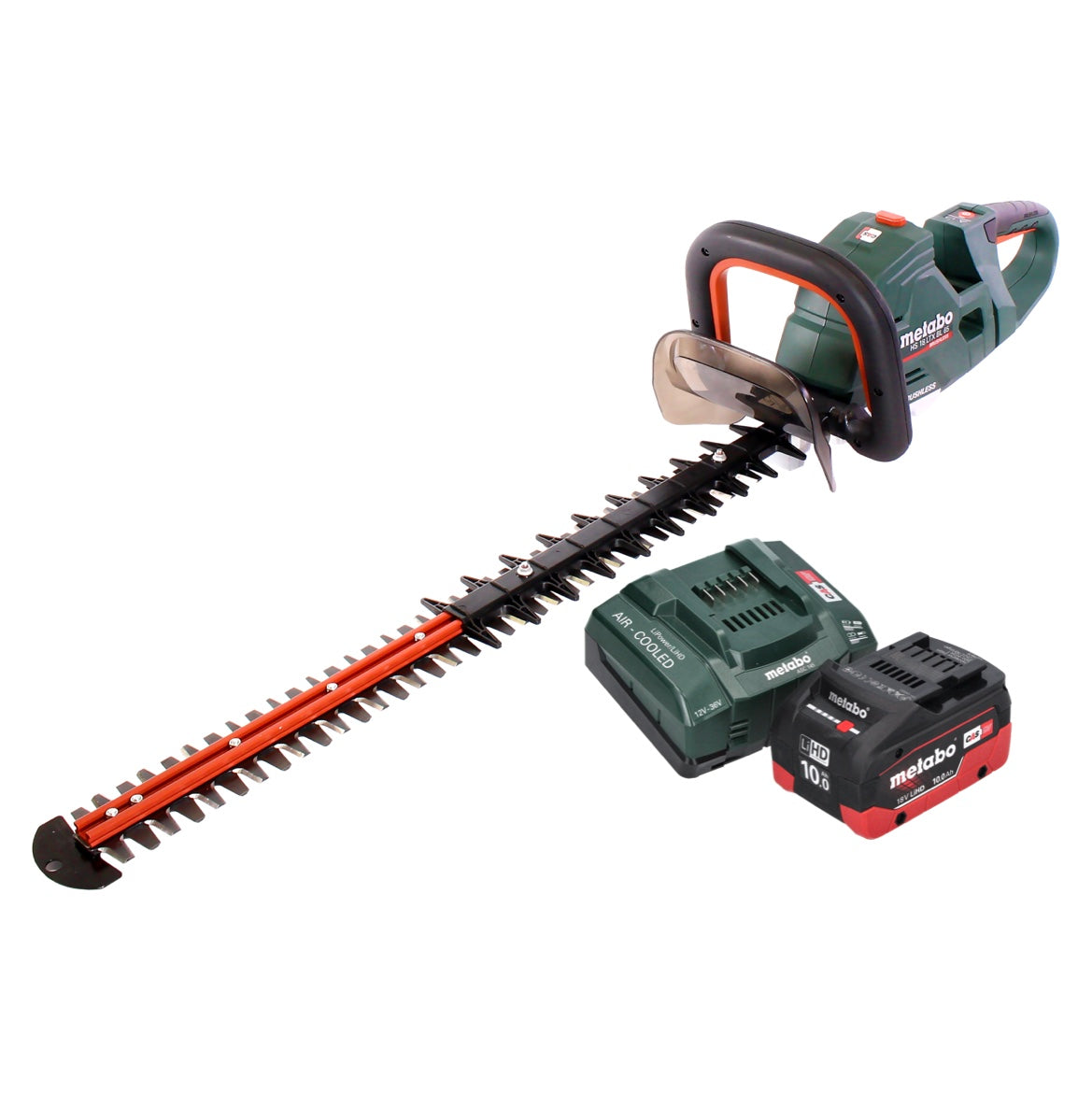 Metabo HS 18 LTX BL 65 Akku Heckenschere 18 V 60 cm Brushless + 1x Akku 10,0 Ah + Ladegerät - Toolbrothers