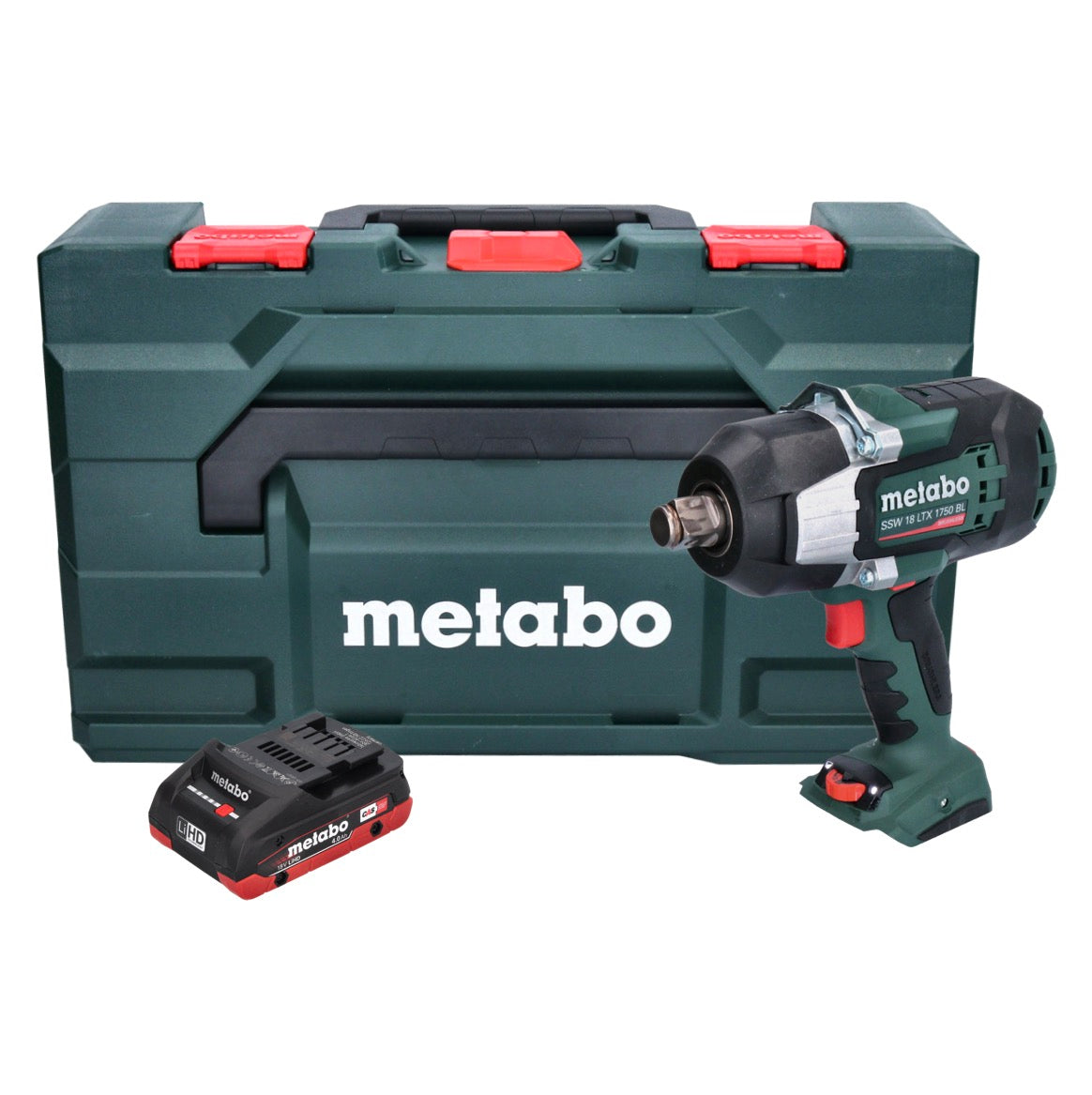 Metabo SSW 18 LTX 1750 BL Akku Schlagschrauber 18 V 1750 Nm 3/4" Brushless + 1x Akku 4,0 Ah + metaBOX - ohne Ladegerät