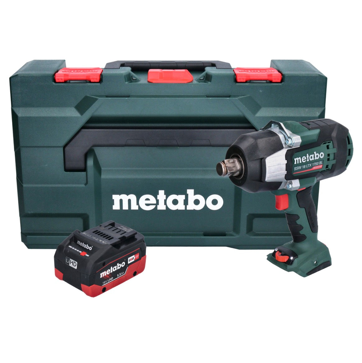 Visseuse à chocs sans fil Metabo SSW 18 LTX 1750 BL 18 V 1750 Nm 3/4" brushless + 1x batterie 5,5 Ah + metaBOX - sans chargeur