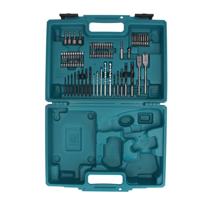 Makita mallette de transport foret 74 pièces pour perceuse-visseuse sans fil 18 V DDF et perceuse à percussion DHP