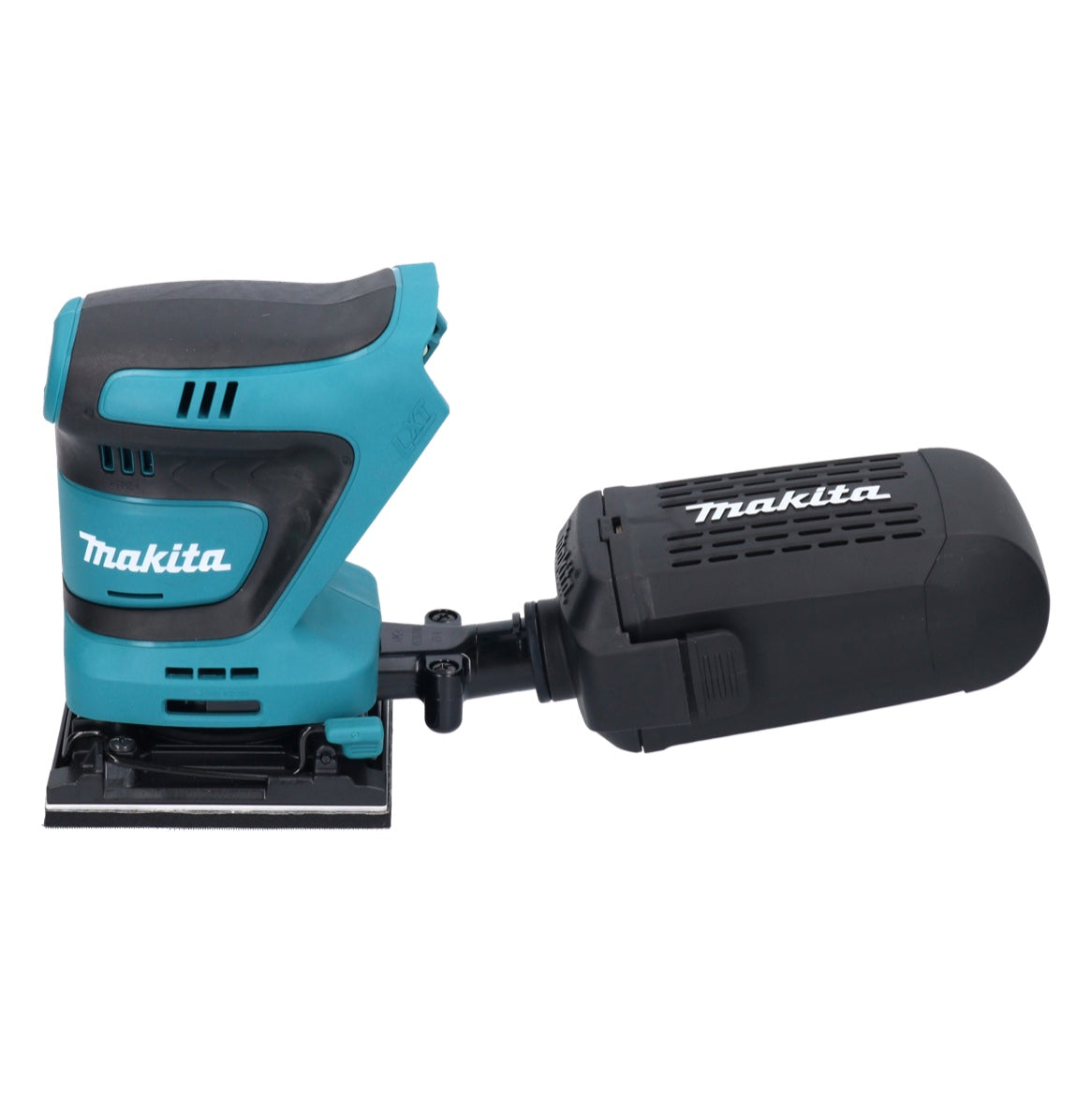 Makita DBO 480 RG Akku Schwingschleifer 18 V 112 x 102 mm + 2x Akku 6,0 Ah + Ladegerät