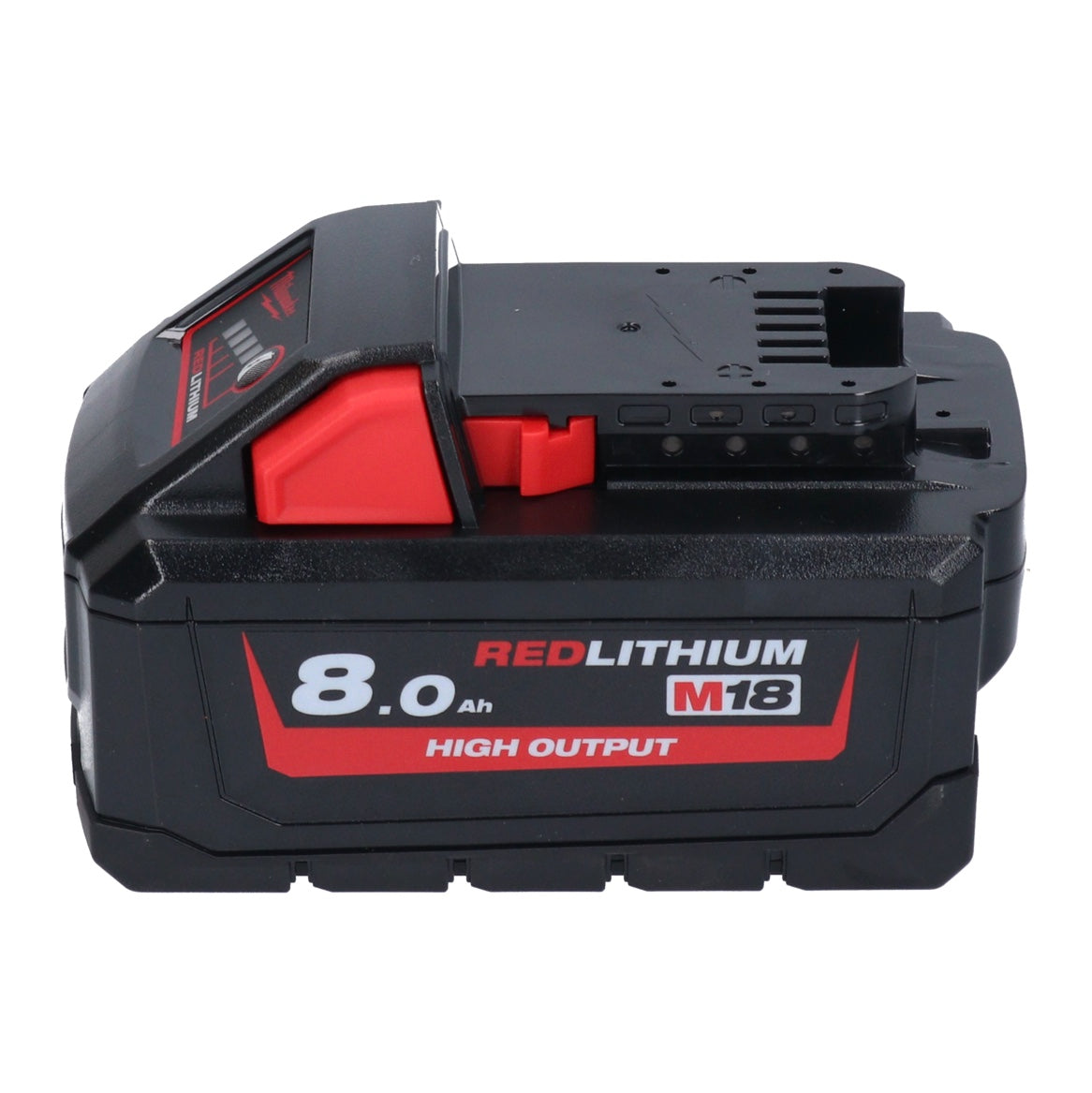 Milwaukee M18 HB8 Akku Set 2x 18 V 8,0 Ah / 8000 mAh Li-Ion High Output ( 2x 4932471070 ) mit Ladestandsanzeige - Toolbrothers