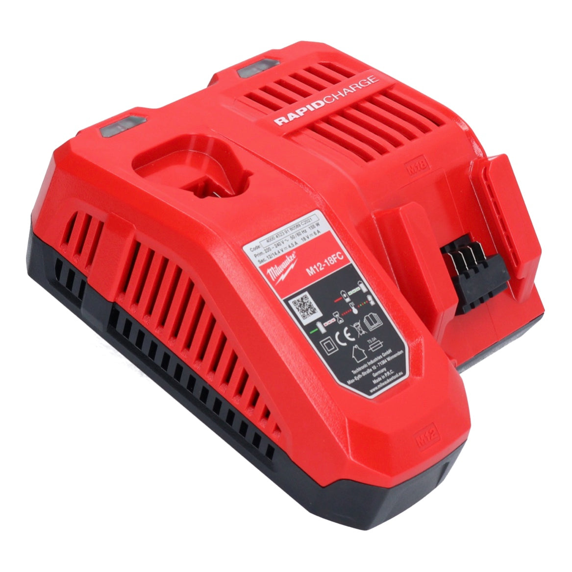 Milwaukee M18 HNRG-804 Akku Starter Set High Output 18 V + 4x HB8 Akku 8,0 Ah ( 4x 4932471070 ) + M12-18 FC Ladegerät ( 4932451079 ) - Toolbrothers