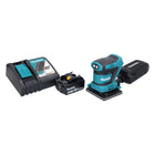 Lijadora orbital a batería Makita DBO 481 RT1 18 V 112 x 102 mm + 1x batería 5,0 Ah + cargador