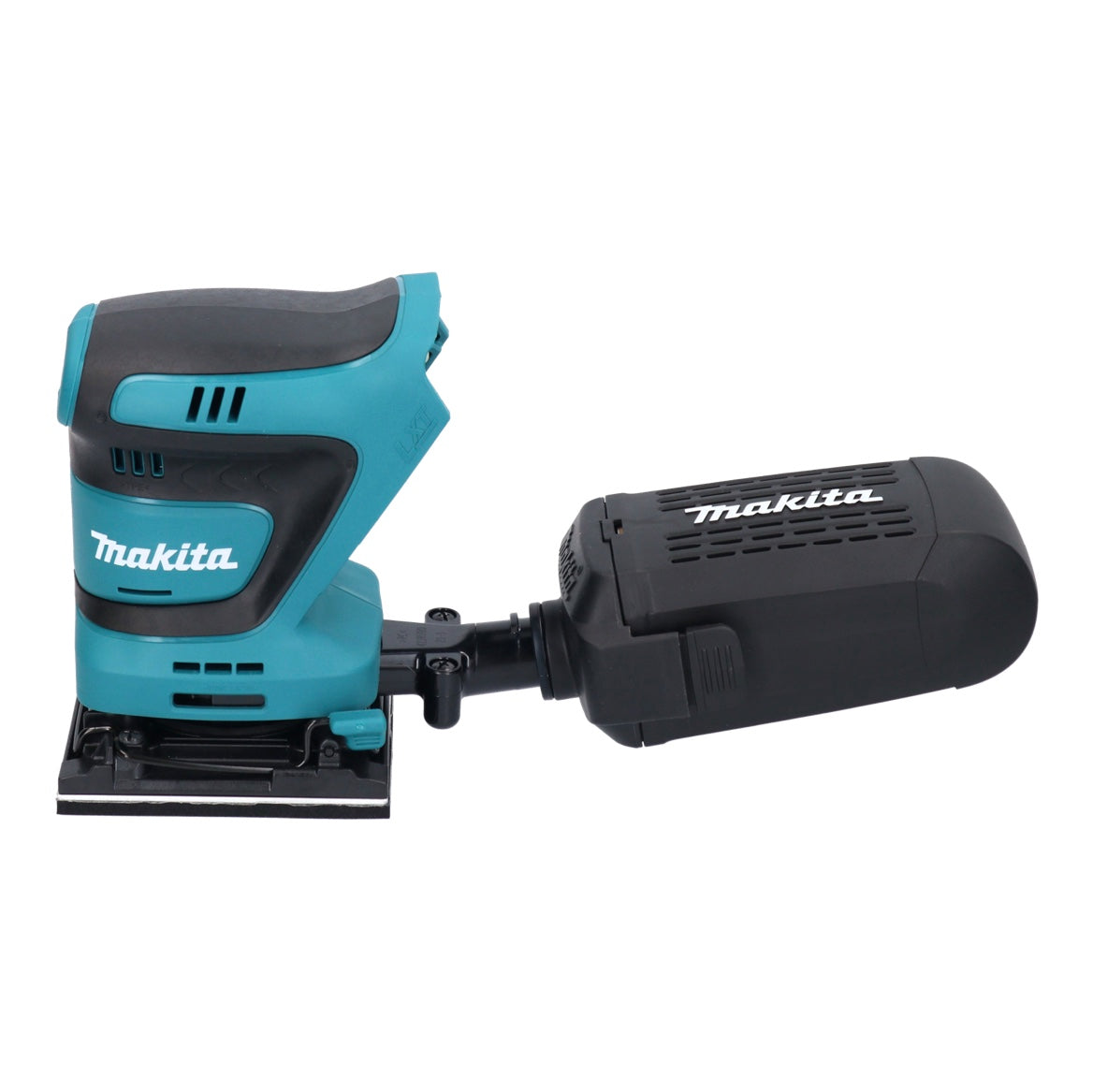 Makita DBO 481 RT Akku Schwingschleifer 18 V 112 x 102 mm + 2x Akku 5,0 Ah + Ladegerät