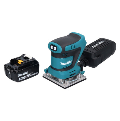 Makita DBO 482 F1 Akku Schwingschleifer 18 V 112 x 102 mm + 1x Akku 3,0 Ah - ohne Ladegerät