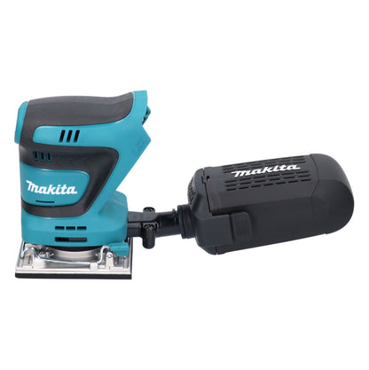 Makita DBO 482 RF Akku Schwingschleifer 18 V 112 x 102 mm + 2x Akku 3,0 Ah + Ladegerät