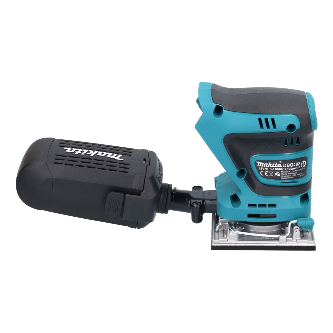 Ponceuse orbitale sans fil Makita DBO 482 ZJ 18 V 112 x 102 mm + Makpac - sans batterie, sans chargeur