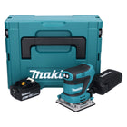 Ponceuse orbitale sur batterie Makita DBO 482 G1J 18 V 112 x 102 mm + 1x batterie 6,0 Ah + Makpac - sans chargeur