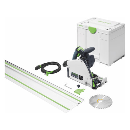 Festool TS 60 KEBQ-Plus-FS Tauchsäge 1500 Watt 168 mm + Führungsschiene 1400 mm + Systainer ( 577417 ) - Toolbrothers