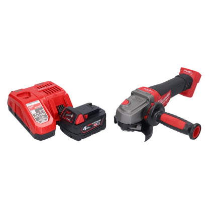 Meuleuse d'angle sur batterie Milwaukee M18 CAG115XPDB-401 18 V 115 mm sans balais + 1x batterie 4,0 Ah + chargeur