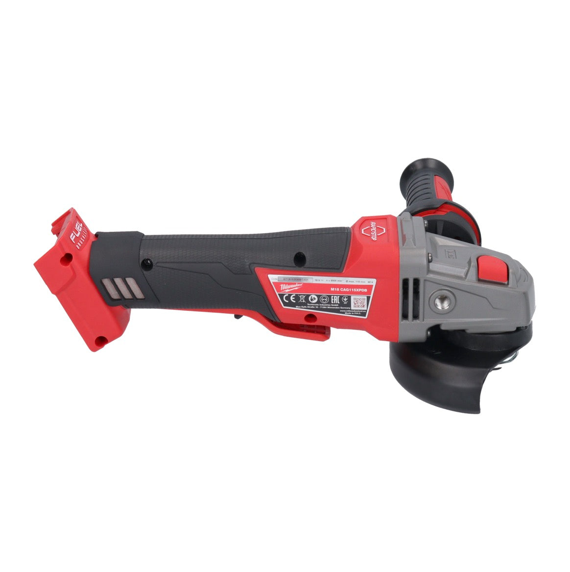 Milwaukee M18 CAG115XPDB-402 Akku Winkelschleifer 18 V 115 mm Brushless + 2x Akku 4,0 Ah + Ladegerät