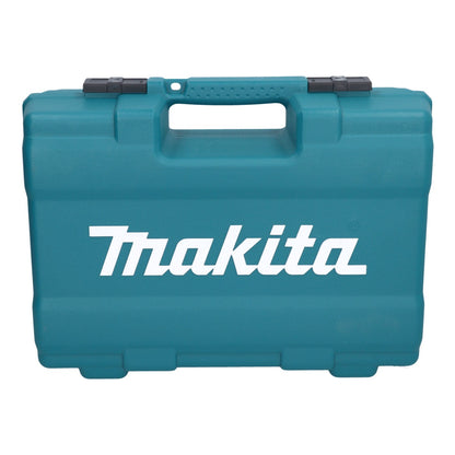 Makita DHP 484 RTX1W perceuse à percussion sans fil 18 V 54 Nm sans balais blanc + 2 batteries 5,0 Ah + chargeur + jeu d'accessoires 74 pièces + mallette