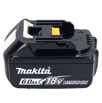 Makita DTD 152 G1X1 clé à chocs sans fil 18 V 165 Nm 1/4" + 1x batterie 6,0 Ah + jeu d'accessoires 74 pièces + mallette - sans chargeur