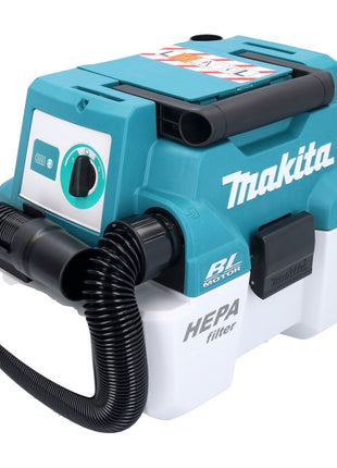 Aspirateur sans fil Makita DVC 750 LZ LXT 18 V 67 mbar 7,5 l brushless Solo - sans batterie, sans chargeur