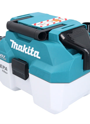 Aspirateur sans fil Makita DVC 750 LZ LXT 18 V 67 mbar 7,5 l brushless Solo - sans batterie, sans chargeur