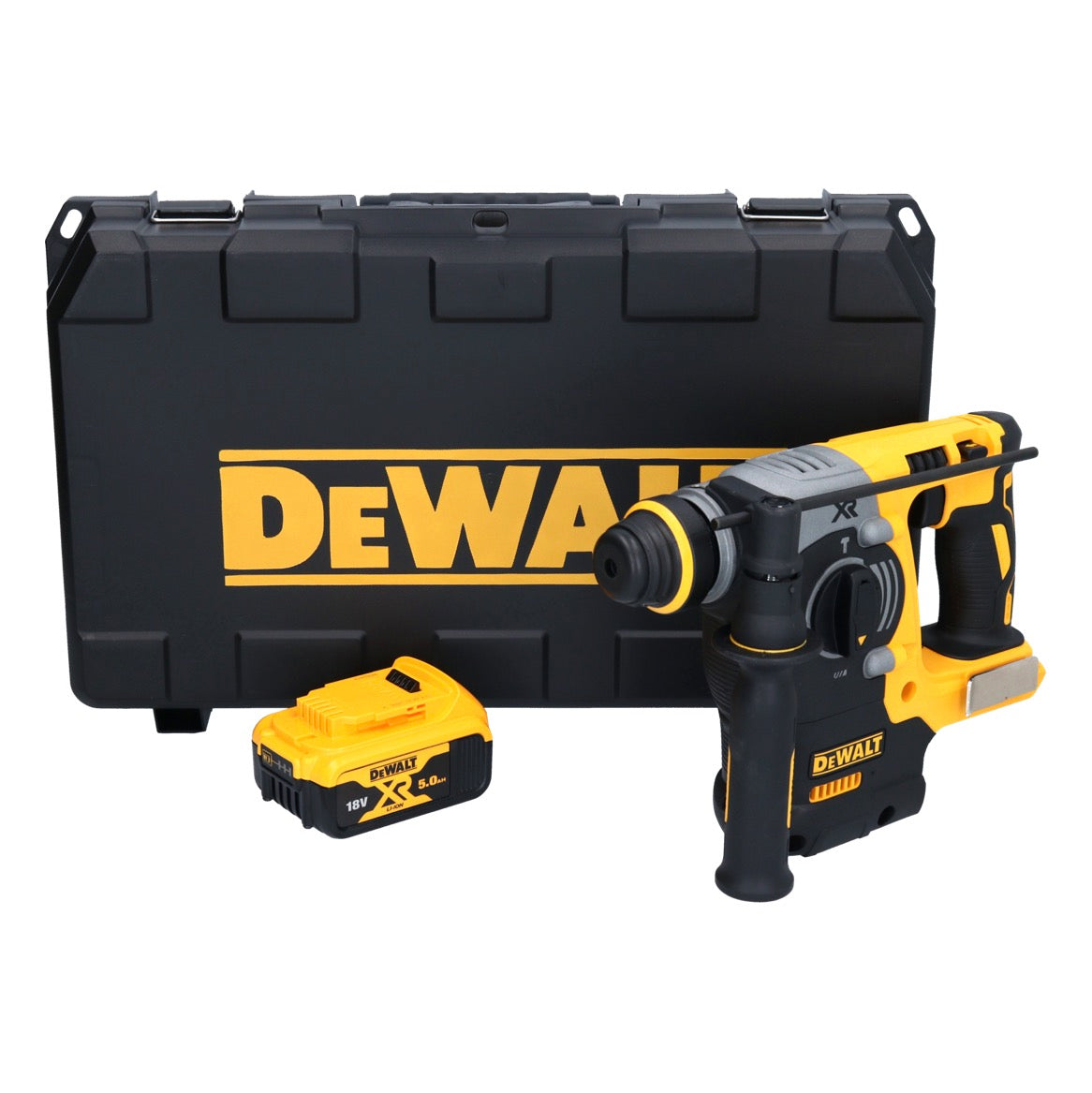 DeWalt DCH 273 NT Akku Kombihammer 18 V 2,1 J SDS Plus Brushless + 1x Akku 5,0 Ah + Koffer - ohne Ladegerät - Toolbrothers