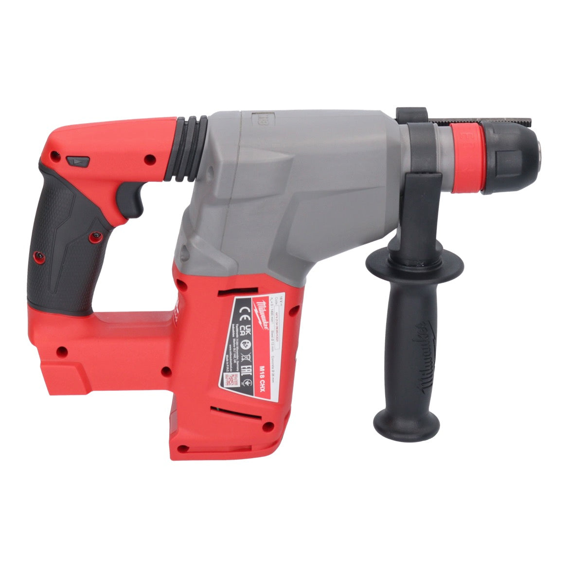 Marteau combiné à batterie Milwaukee M18 CHX-801 18 V 2,5 J SDS plus brushless + 1x batterie 8,0 Ah + chargeur