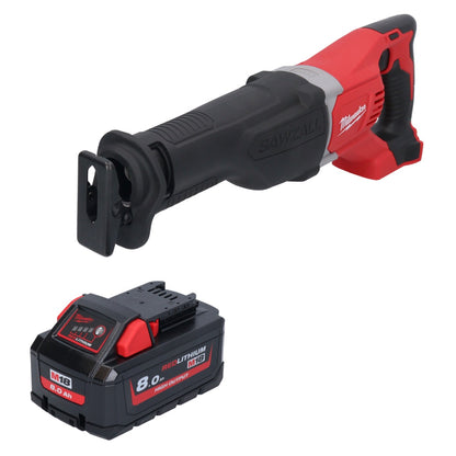 Batterie Milwaukee M18 BSX-801 Scie sabre Recipro 18 V + 1x batterie 8,0 Ah - sans chargeur