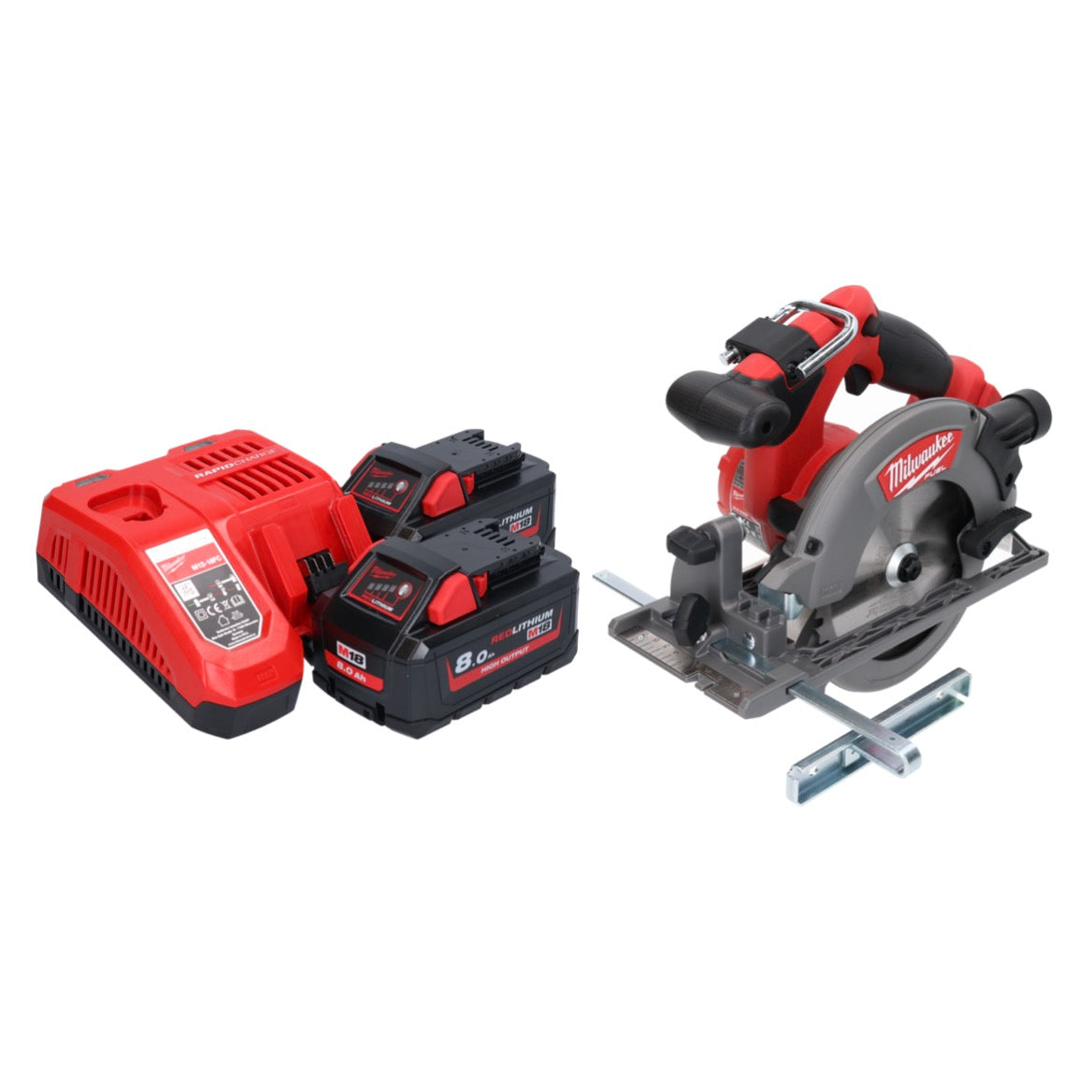 Milwaukee M18 CCS55-802 Akku Handkreissäge 18 V 165 mm + 2x Akku 8,0 Ah + Ladegerät - Toolbrothers