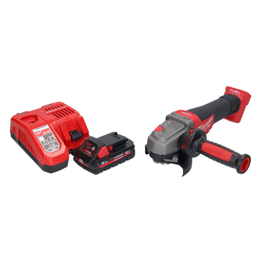 Meuleuse d'angle sur batterie Milwaukee M18 CAG115XPDB-301 18 V 115 mm sans balais + 1x batterie 3,0 Ah + chargeur