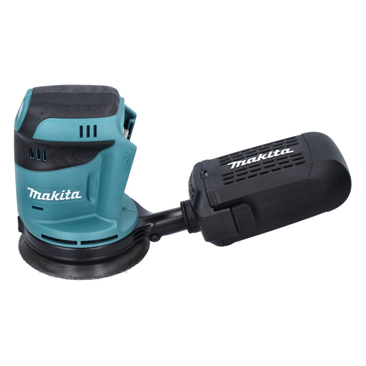 Makita DBO 180 RF1J Akku Exzenterschleifer 18 V 125 mm + 1x Akku 3,0 Ah + Ladegerät + Toolbrothers TURTLE Schleifset + Makpac - Toolbrothers