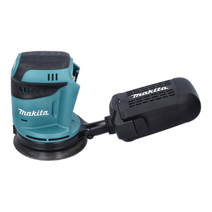 Makita DBO 180 RT1J Akku Exzenterschleifer 18 V 125 mm + 1x Akku 5,0 Ah + Ladegerät + Toolbrothers TURTLE Schleifset + Makpac - Toolbrothers