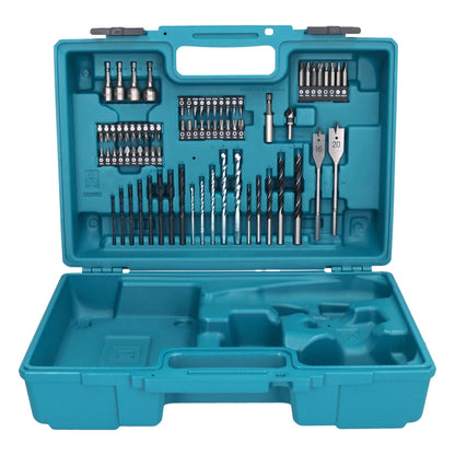 Makita DHP 482 SY1X1 Akku Schlagbohrschrauber 18 V 62 Nm + 1x Akku 1,5 Ah + Ladegerät + 74 tlg. Zubehörset + Koffer