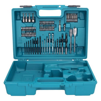 Makita DHP 453 SYX1 Akku Schlagbohrschrauber 18 V 42 Nm + 2x Akku 1,5 Ah + Ladegerät + 74 tlg. Zubehörset + Koffer