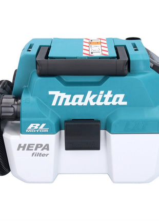 Aspirateur sans fil Makita DVC 750 LT1 LXT 18 V 67 mbar 7,5 l sans balais + 1x batterie 5,0 Ah - sans chargeur