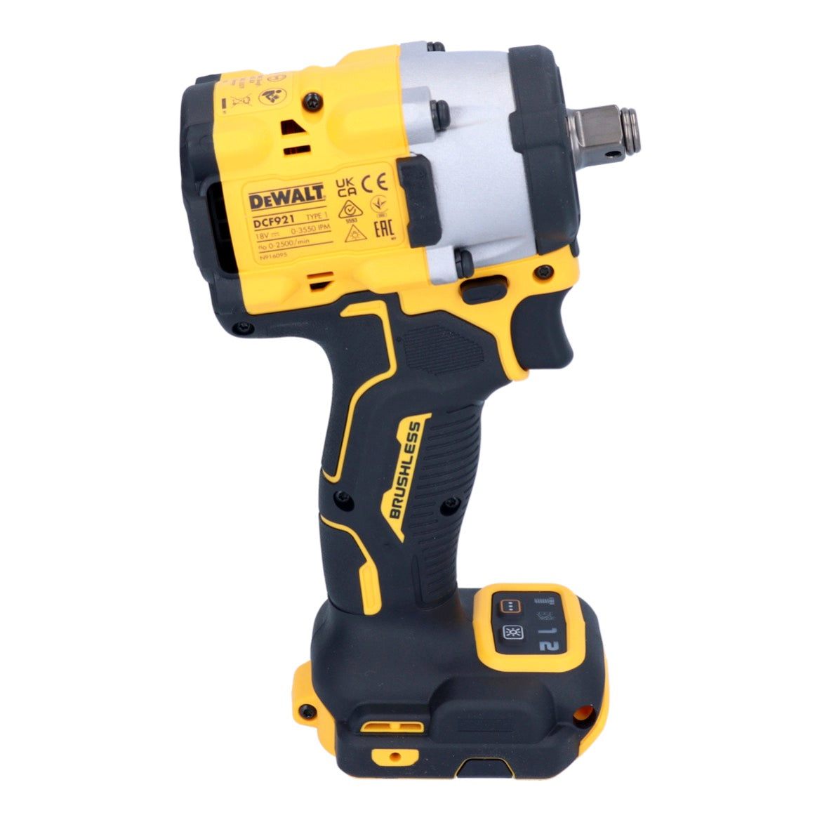 Clé à chocs sans fil DeWalt DCF 921 NT 18 V 400 Nm 1/2" brushless + TSTAK - sans batterie, sans chargeur