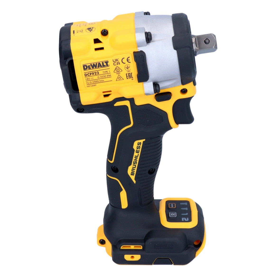 Clé à chocs sans fil DeWalt DCF 922 NT 18 V 400 Nm 1/2" brushless + TSTAK - sans batterie, sans chargeur