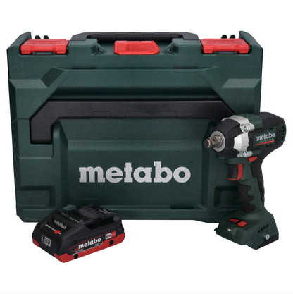 Clé à chocs sans fil Metabo SSW 18 LT 300 BL 18 V 300 Nm sans balais + 1x batterie 4,0 Ah + métaBOX - sans chargeur