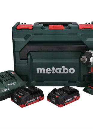 Visseuse à chocs sans fil Metabo SSW 18 LT 300 BL 18 V 300 Nm sans balai + 2x batteries 4,0 Ah + chargeur + métaBOX