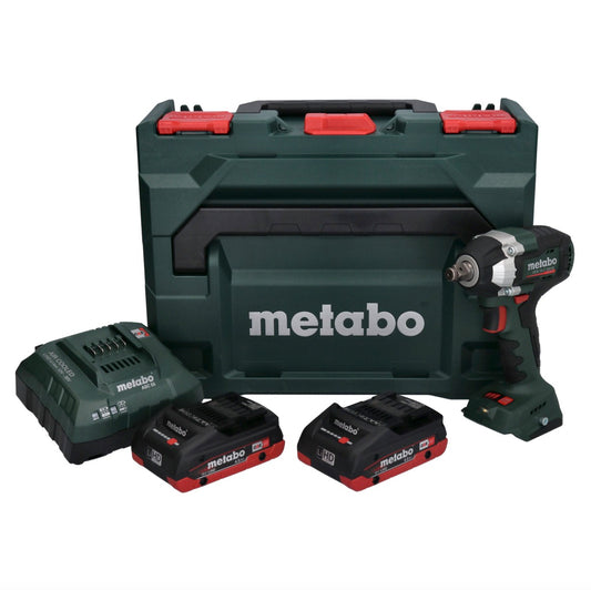 Visseuse à chocs sans fil Metabo SSW 18 LT 300 BL 18 V 300 Nm sans balai + 2x batteries 4,0 Ah + chargeur + métaBOX