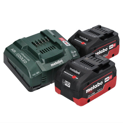 Visseuse à chocs sans fil Metabo SSW 18 LT 300 BL 18 V 300 Nm sans balai + 2x batteries 5,5 Ah + chargeur + métaBOX