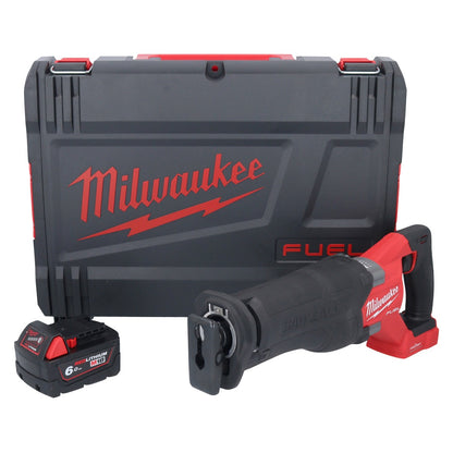 Milwaukee M18 ONEFSZ-601X batterie Scie sabre Recipro 18 V brushless + 1x batterie 6,0 Ah + boîtier HD - sans chargeur