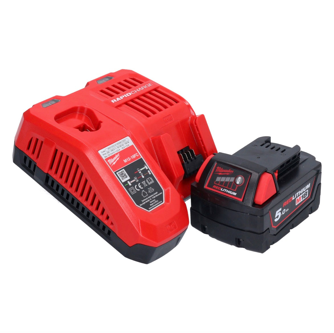 Tronçonneuse à batterie Milwaukee M18 FCHS35-501 18 V 35 cm 12,4 m/s + 1x batterie 5,0 Ah + chargeur