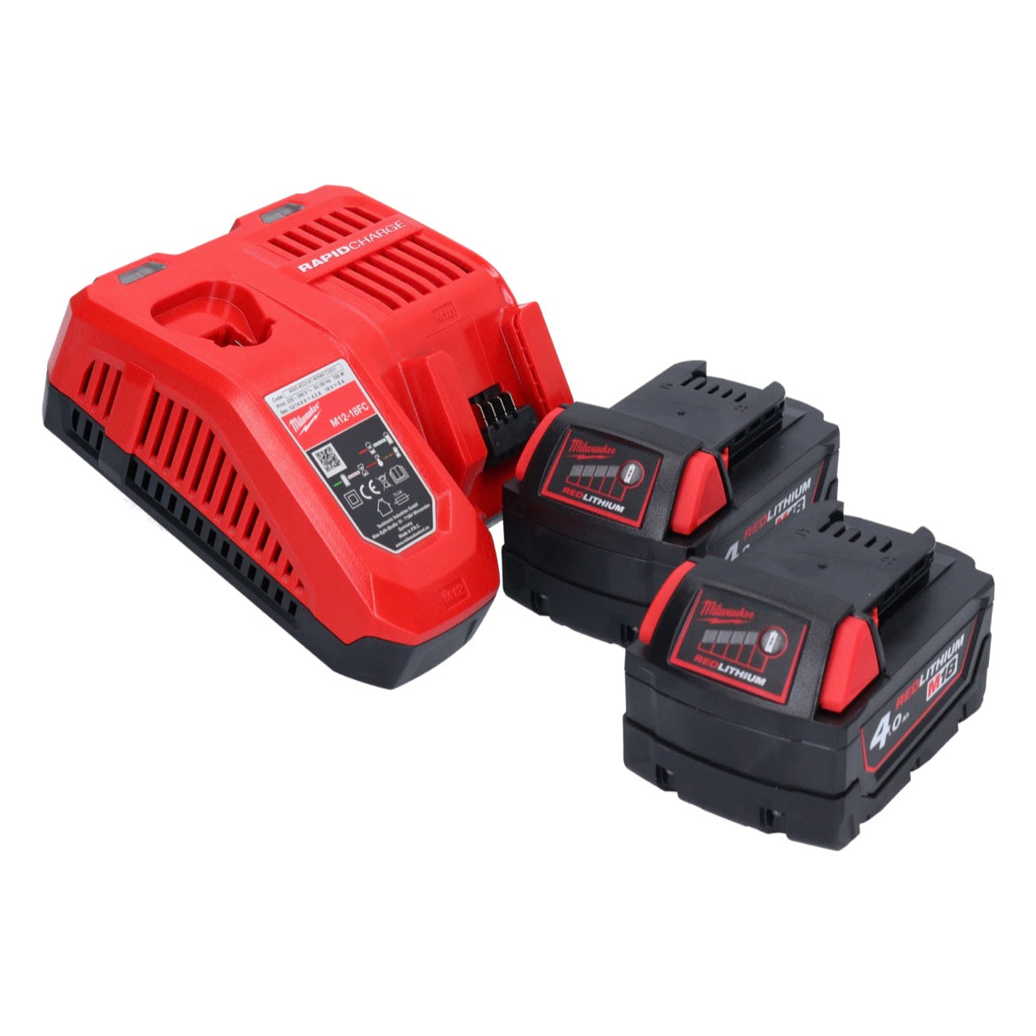 Milwaukee M18 ONEFHIWH716-402X Akku Schlagschrauber 18 V 1017 Nm 7/16" Brushless + 2x Akku 4,0 Ah + Ladegerät + HD Box